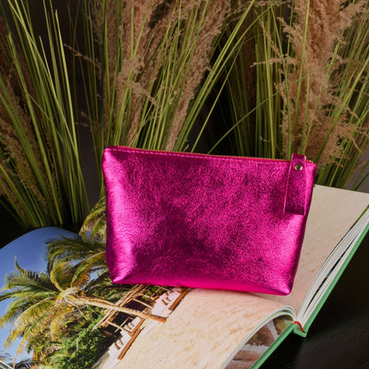 FLAT Bag Pink Small Leather